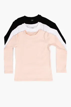 Pack of 3 Girly Long Sleeves Top