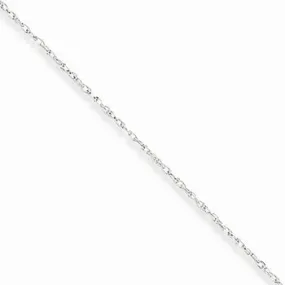 10K White Gold Lite-Baby Rope Chain