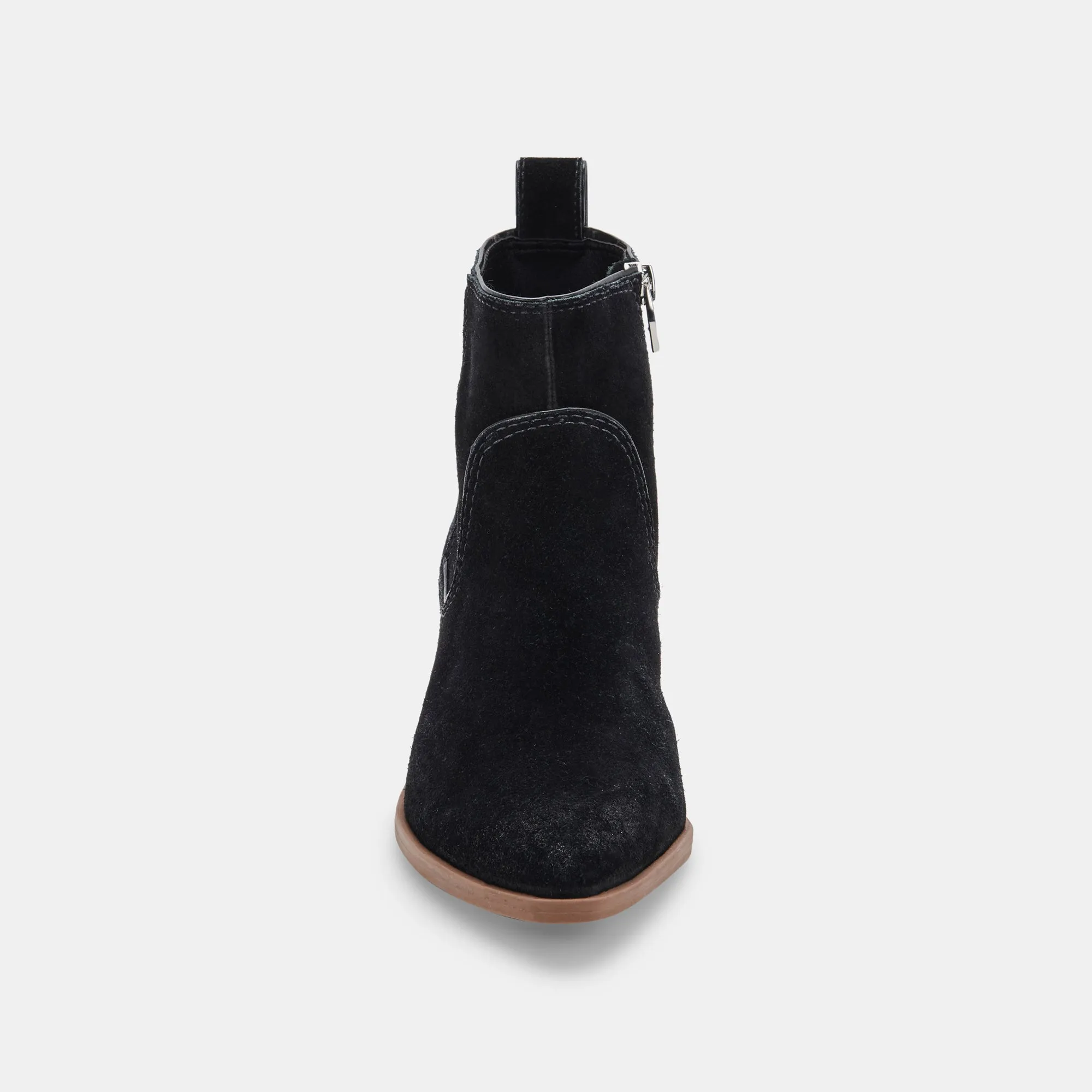 ABLE BOOTIES BLACK SUEDE re:vita