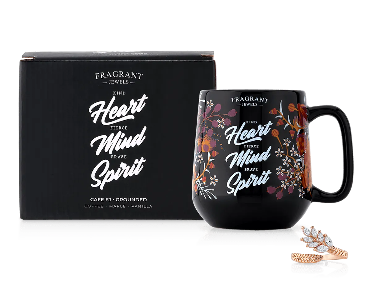 Cafe FJ: Grounded - Heart Mind Spirit - Jewel Candle