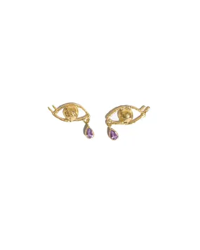 Cecie Amethyst earrings