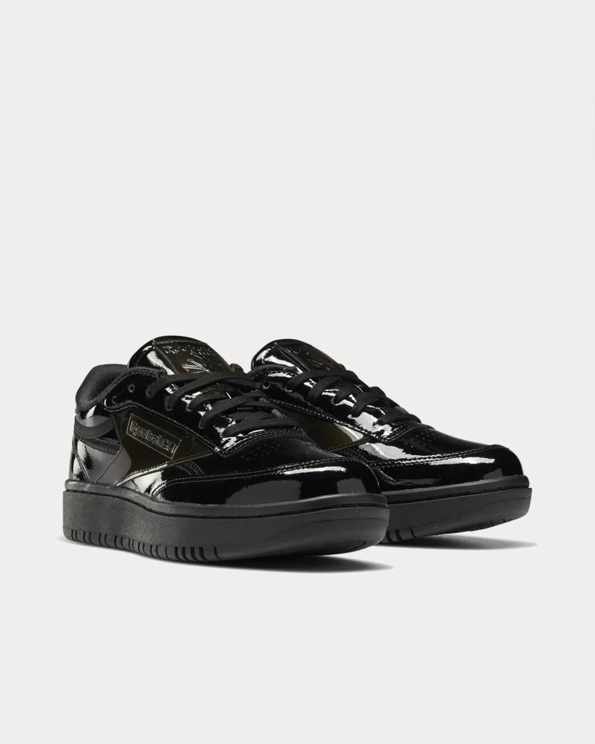 CLUB C Double Black Low Top Sneakers