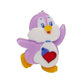 Cozy Heart Penguin™ Brooch