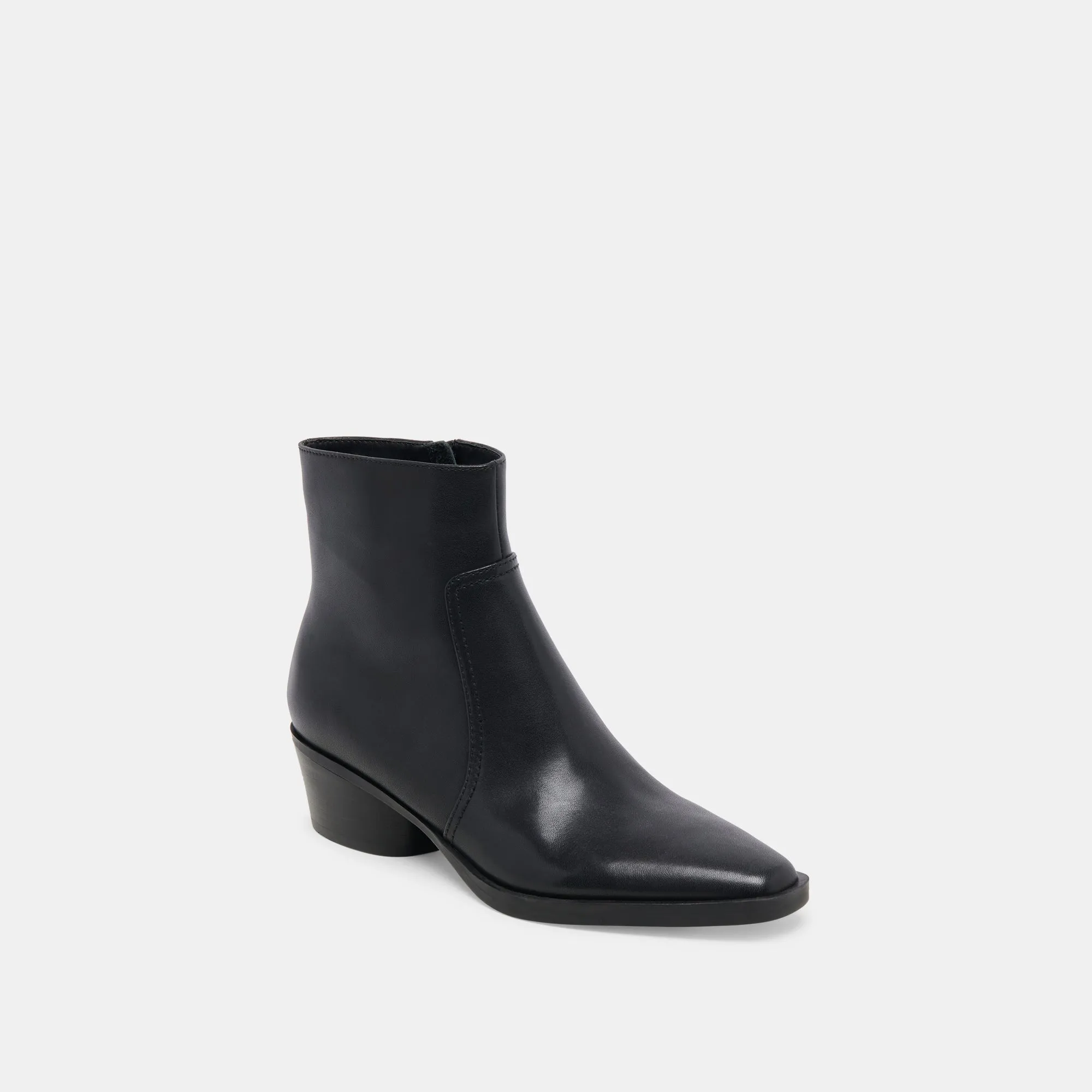 FAHARI H2O BOOTIES BLACK LEATHER