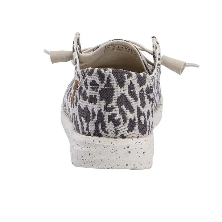 Hey Dude "Wendy Woven Cheetah-Gray" Shoe