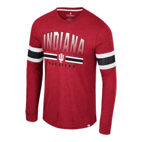 Indiana Hoosiers You Must Live Long Sleeve Crimson T-Shirt