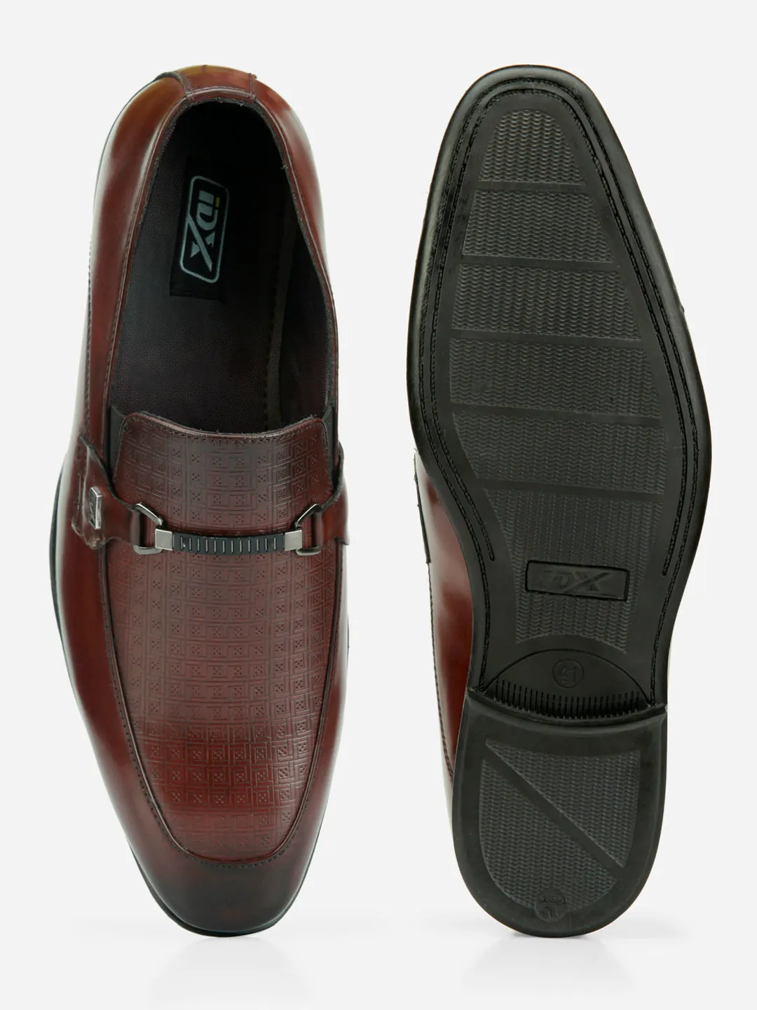 Men's Wine Regular Toe Slip On Formal (IX2032)