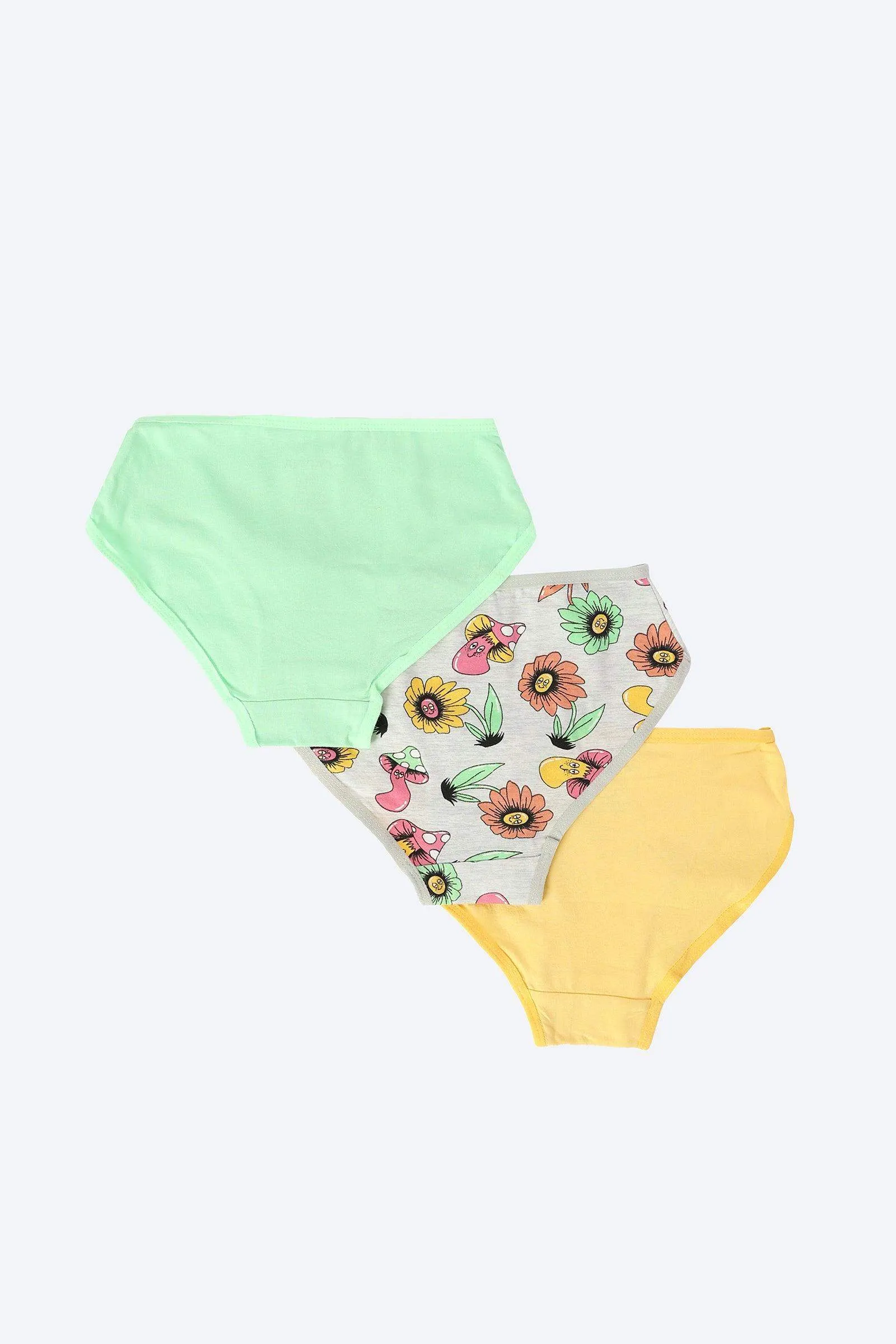 Pack of 3 Girly Brief Panties