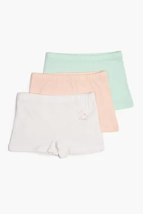 Pack of 3 Girly Brief Shorts