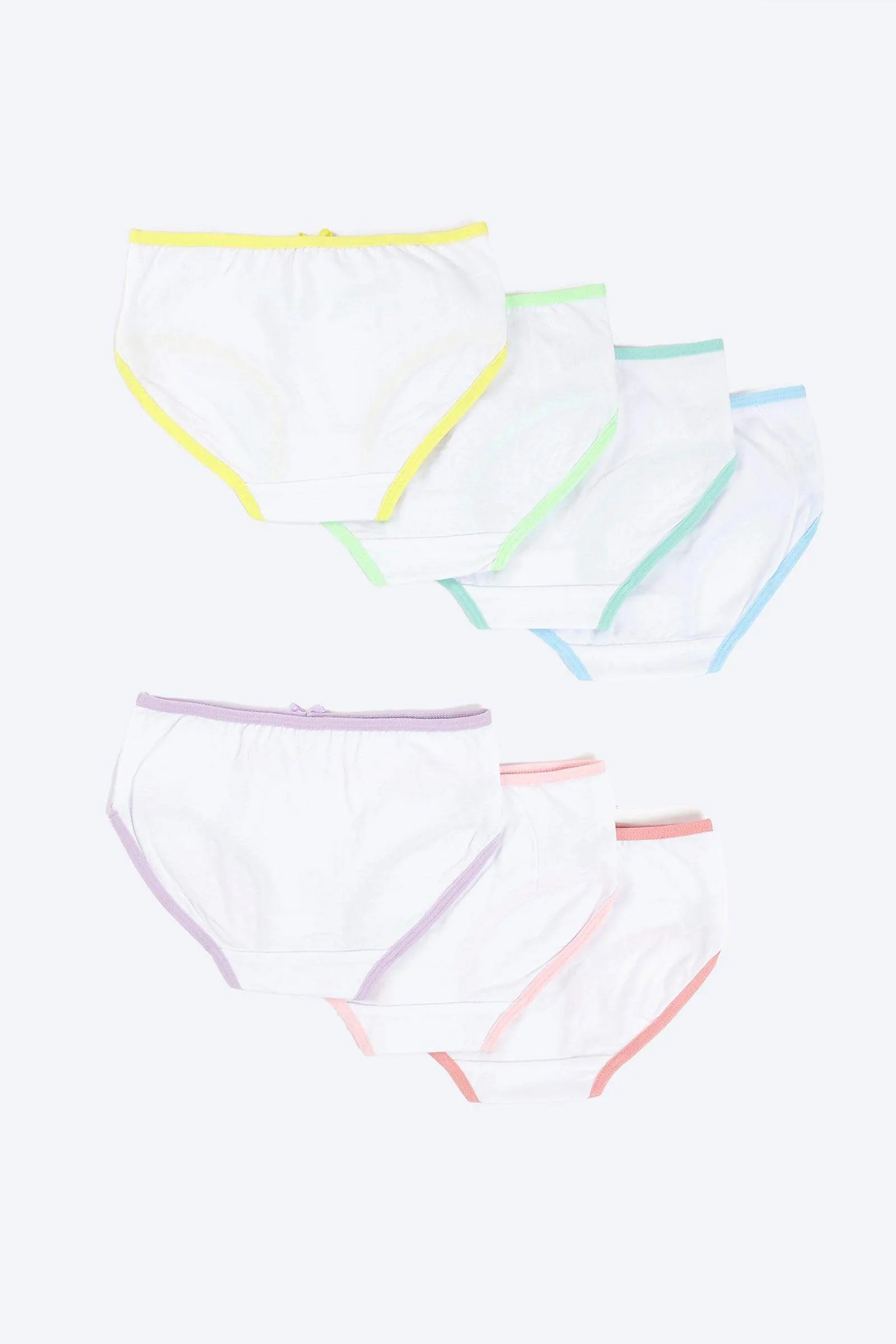 Pack of 7 Girly Brief Panties