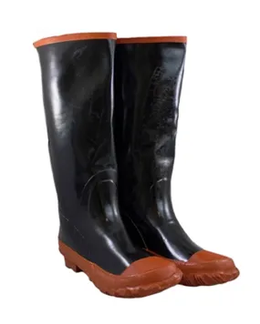 Plain Toe Rubber Winter Rain Slush Boots