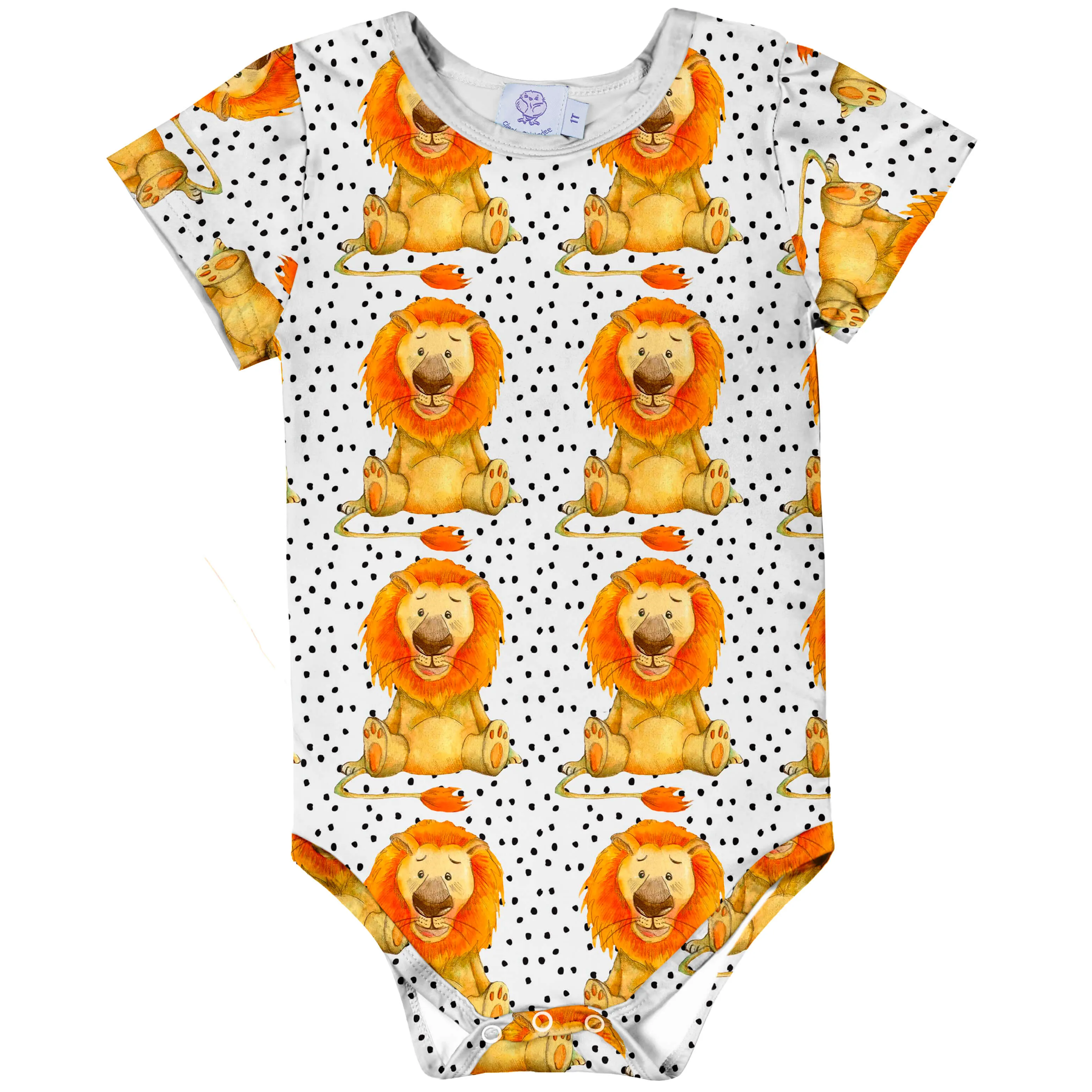 PREORDER Spotted Lion Short Sleeve Onesie (Ships w/c 2nd Dec)