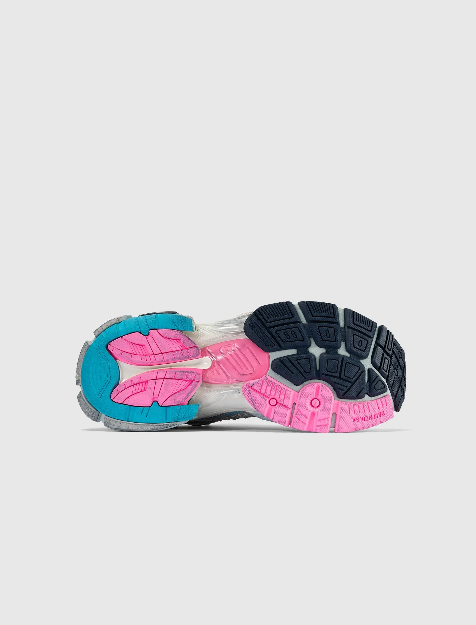 RUNNER SNEAKER EGGSHELL/GREY/PINK/BLUE