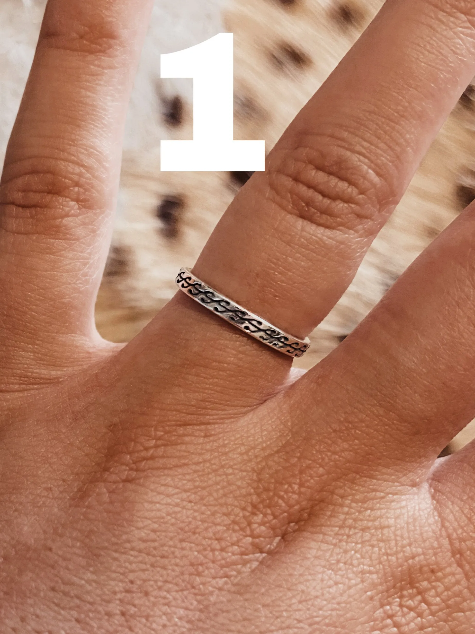 Stamped Stacker Rings