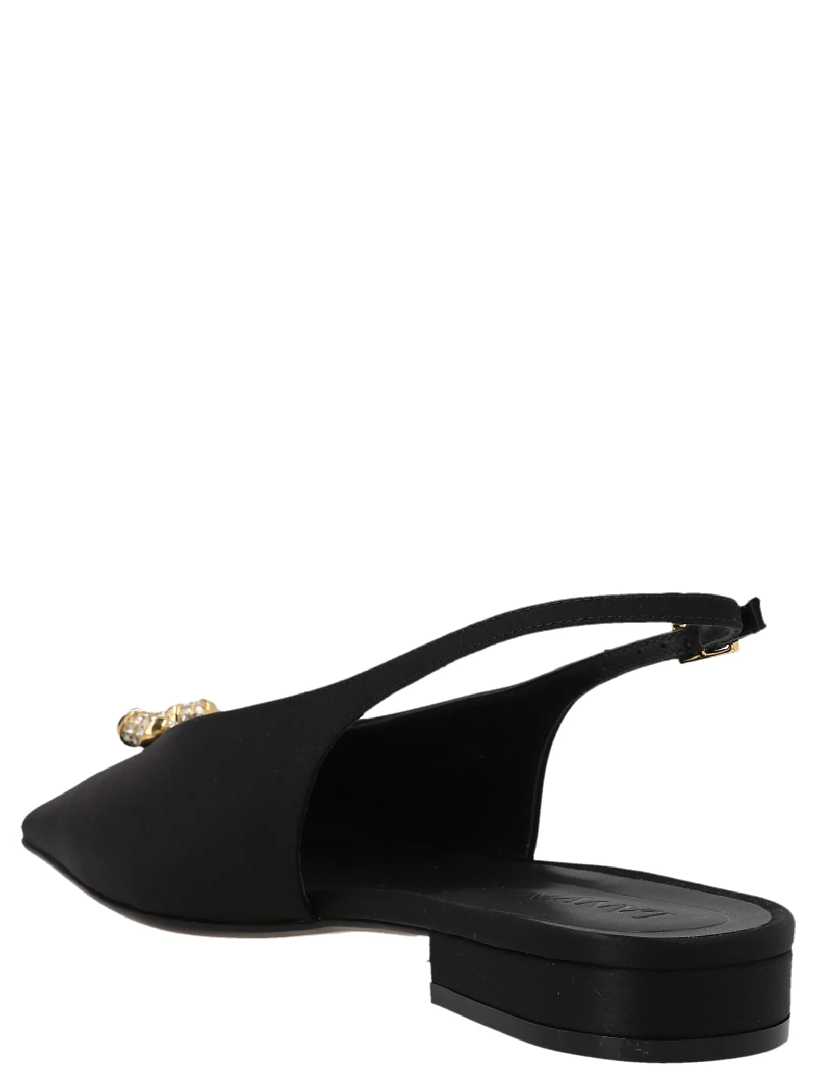 'Swing Back' Flat shoes Nero