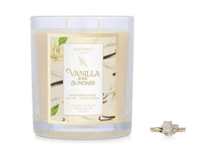 Vanilla is for Sundaes - Jewel Candle